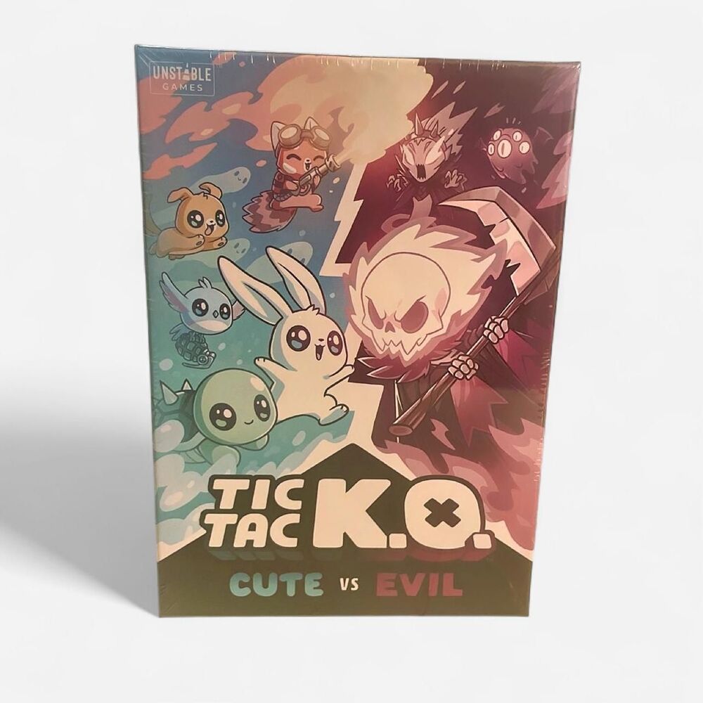 Tic Tac K.O. Cute vs Evil Card Game by Unstable Games